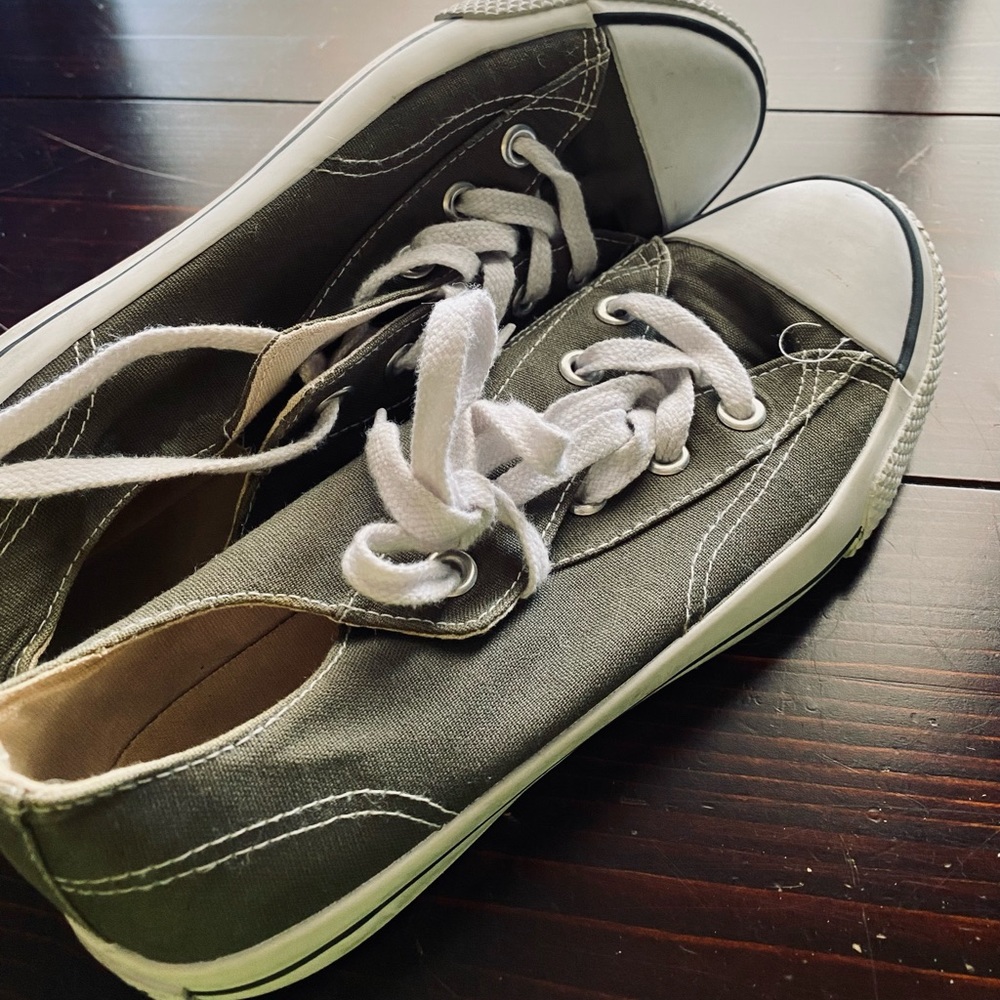 Olive Green Airwalk Converse Sneakers